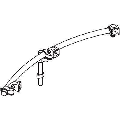 Innovative 9169-3 ArcView Triple LCD Monitor Beam with 12