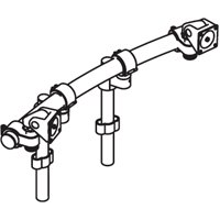 Innovative 9169-2-2P ArcView Dual Monitor Beam, Two 12" Poles