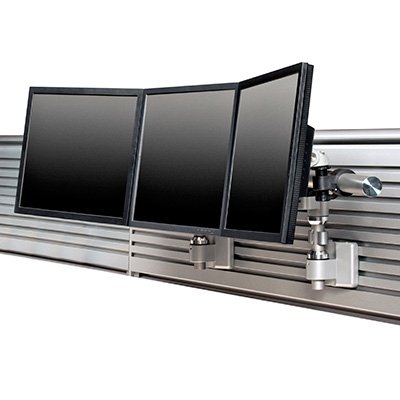 Innovative 9169-3-2P ArcView Triple Monitor Beam, Two 12
