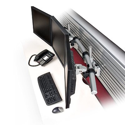 Innovative 9169-3-2P ArcView Triple Monitor Beam, Two 12