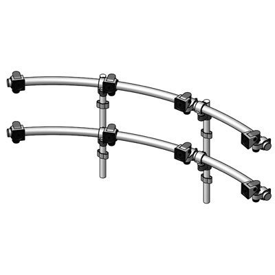 Innovative 9169-D-4 ArcView Two-Tier Quad Monitor Beams & Poles