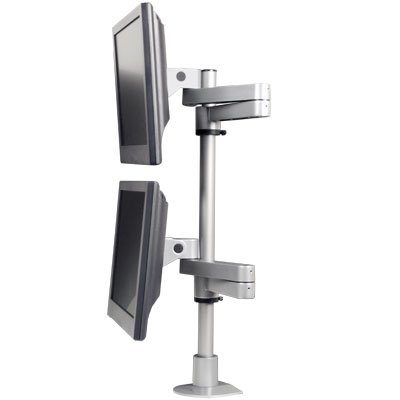 Innovative 9130-D-28 Long Reach Dual Monitor Mount - 28" Pole