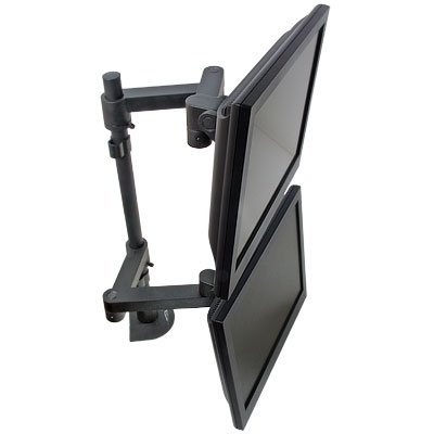 Innovative 9130-D-28 Long Reach Dual Monitor Mount - 28" Pole