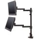 Innovative 9130-D-28 Long Reach Dual Monitor Mount - 28" Pole