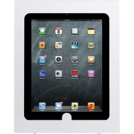 Innovative 8424-NHB Secure iPad Holder with no Home Button (232 Linen White)