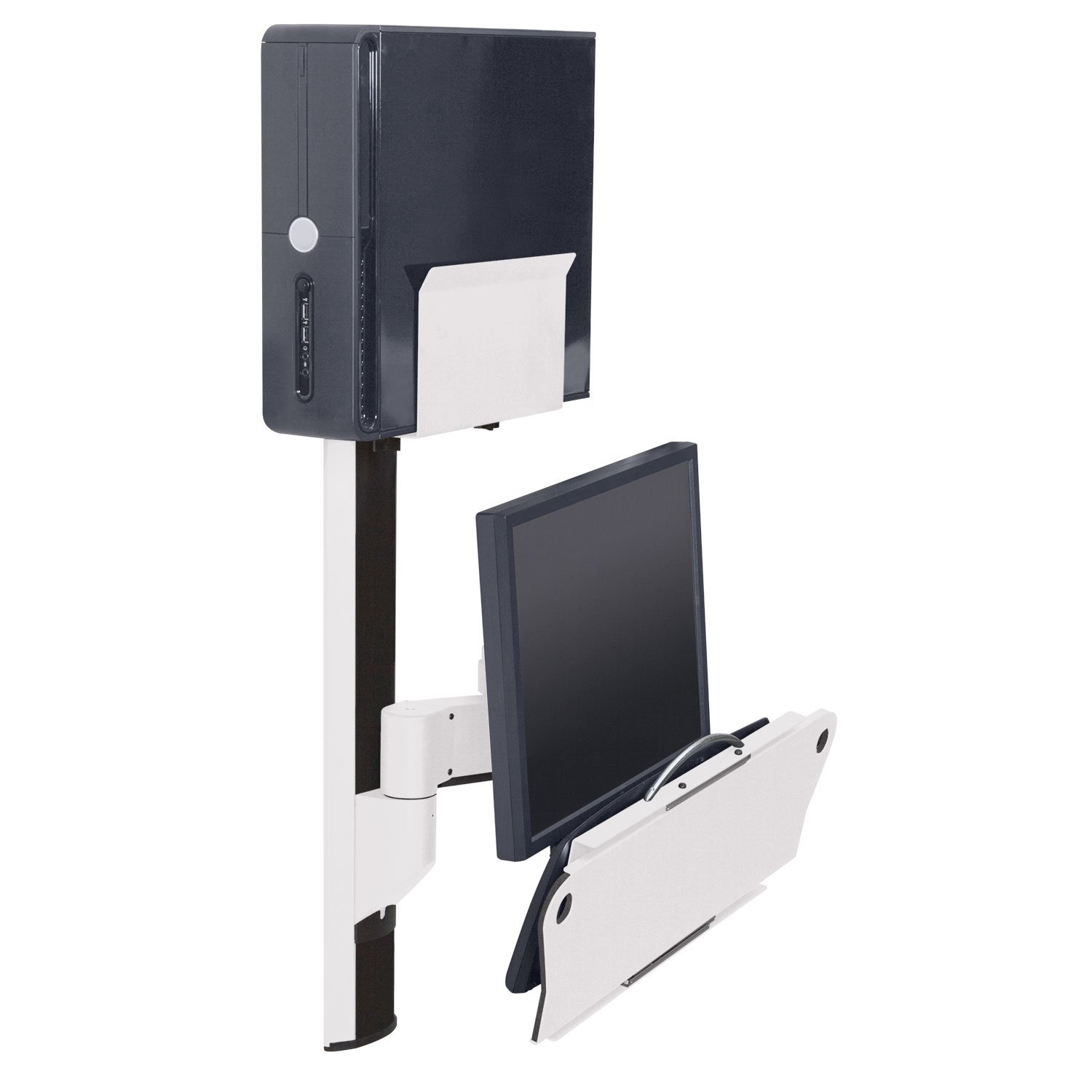 Innovative 8326-19 Vertical Computer 19" Wall Mounting Track System