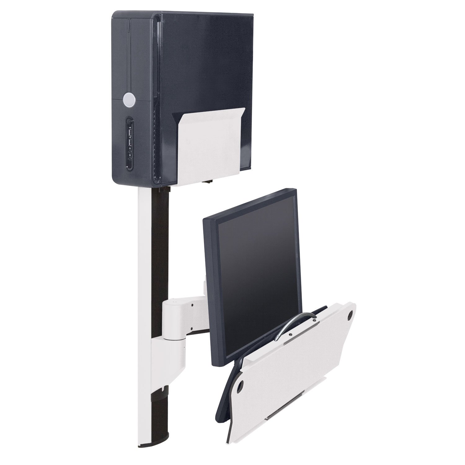 Innovative 8326-13 Vertical Monitor 13" Wall Mounting Track System