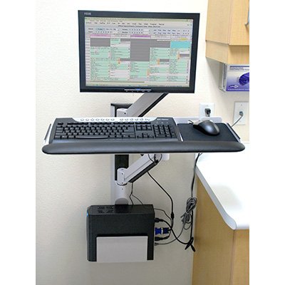 Innovative 8326-13 Vertical Monitor 13" Wall Mounting Track System