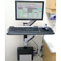 Innovative 8326-13 Vertical Monitor 13" Wall Mounting Track System