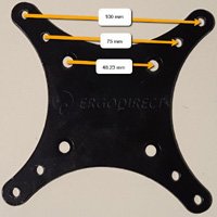 Innovative 75mm/100mm VESA Adapter Plate with Screws 7VESASTAR175