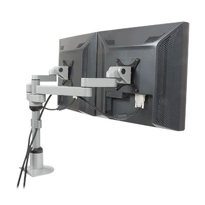 Innovtaive 9124-S-12 EURO Series Side By Side Arm has Integrated cable management