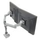 Innovtaive 9124-S-12 EURO Series Dual Side By Side 12" Pole Mount LCD Monitor Arm