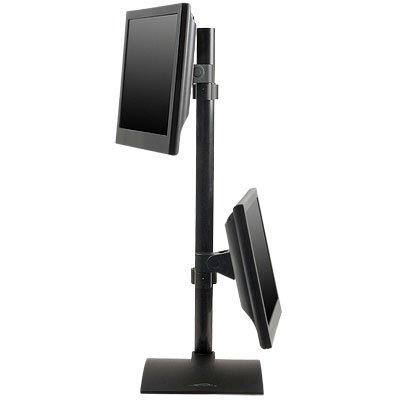 Innovative 9109-D-28 Dual Monitor LCD Desk Stand adjusts monitors independently