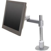 DISCONTINUED - Innovative 9114-S-12 Euro Series Articulating LCD Pole Mount Arm with 12" Pole and 14" Extended Reach