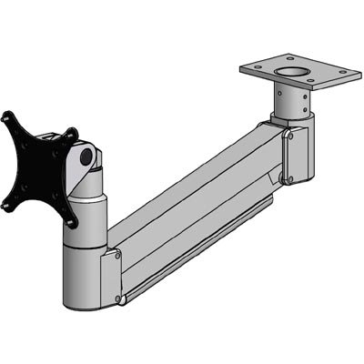 Innovative 7020 Long Reach Under Cabinet/Table Monitor Mount Arm