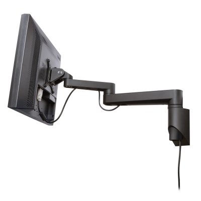 Innovative 9301-HD Articulating Track Mount Arm with Spring Tilter and Cable Management up to 55 lbs LED Monitor