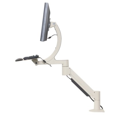 Innovative 7520-NM Sit Stand Data Entry LCD Arm with Keyboard Tray No Mount