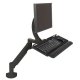 Innovative 7520 Sit-Stand Data Entry LCD Arm with Keyboard Tray