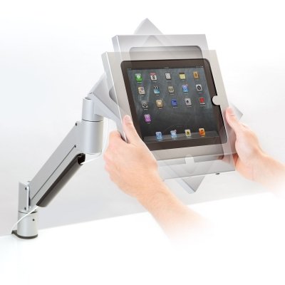 Innovative 7000-500-8424 Secure iPad Holder Arm rotates from portrait to landscape