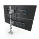 Innovative 9136-SWITCH-D-28 Two-Tier Dual LCD Mount (28" Pole)