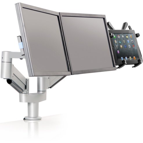 Innovative 7050-Switch Height Adjustable Dual LCD & Tablet Mount