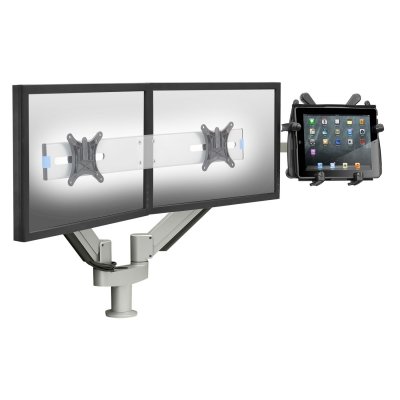 Tablet holder for monitor mounting