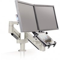 Innovative 7050-Switch Height Adjustable Dual LCD & Tablet Mount