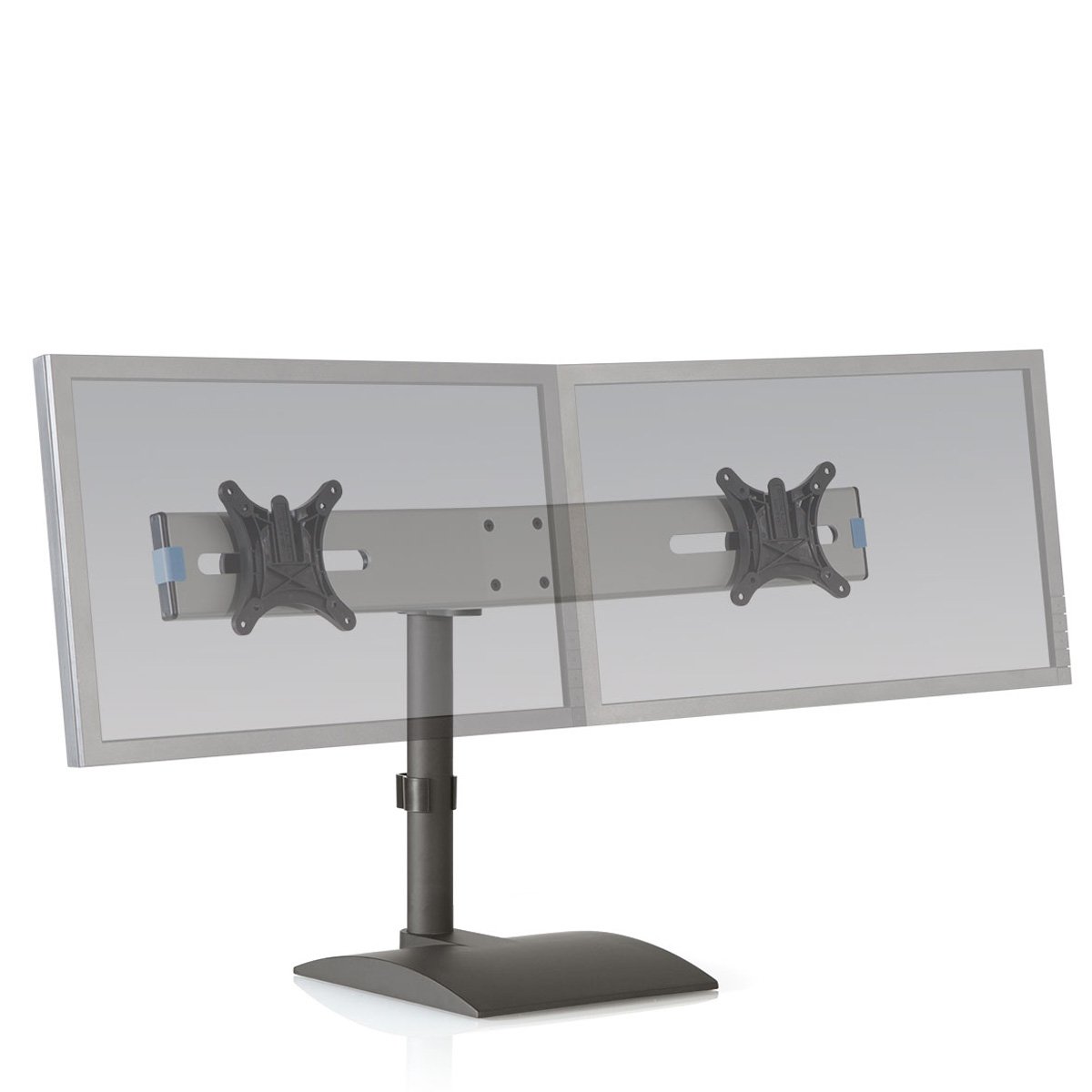 Innovative 9109-Switch Freestanding Dual Monitor Stand- 14" Pole