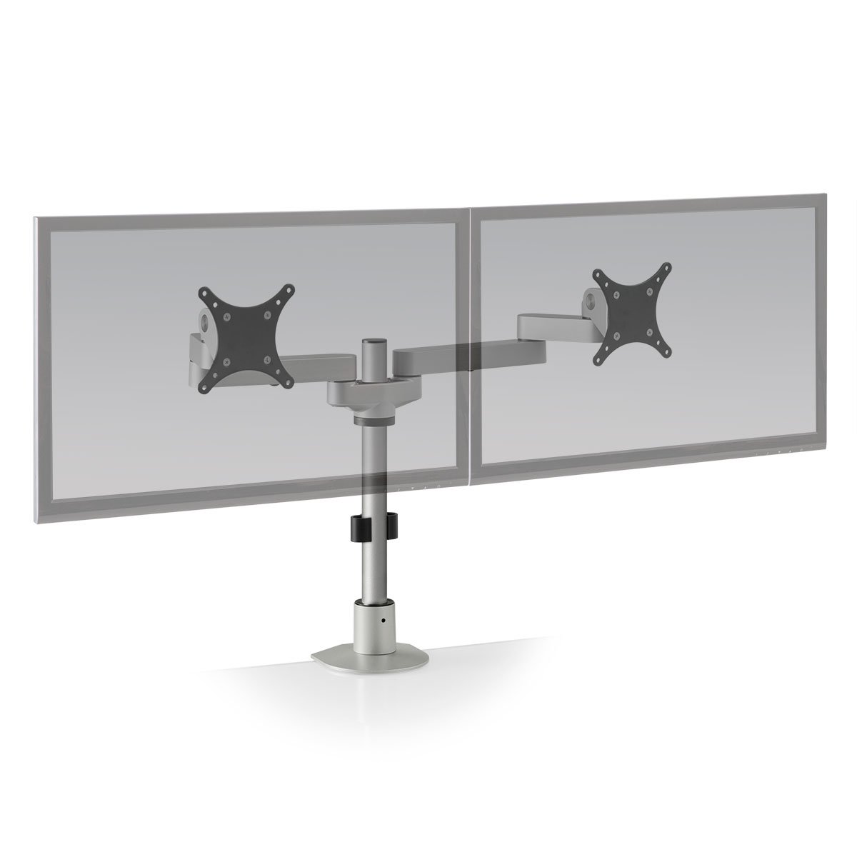 Innovative 9120-S-14 Side-by-Side Dual Monitor Mount - 14" Pole