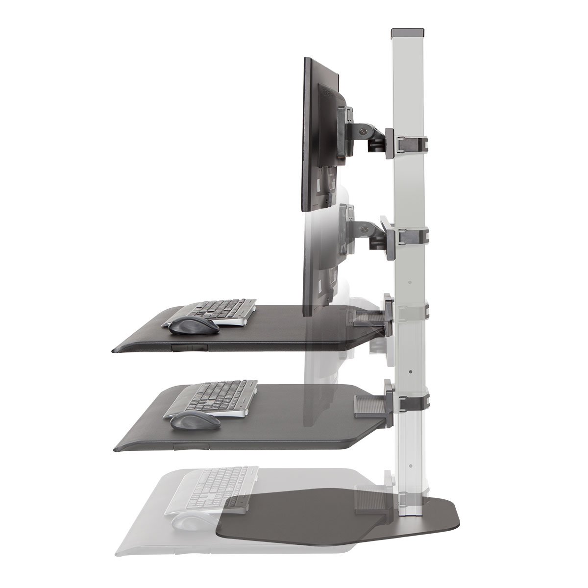 Innovative Winston Dual Monitor Sit-Stand Workstation