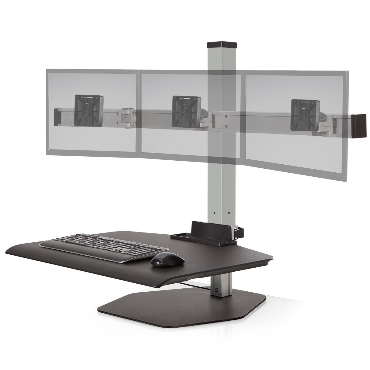 Innovative Winston Triple Monitor Sit-Stand Workstation