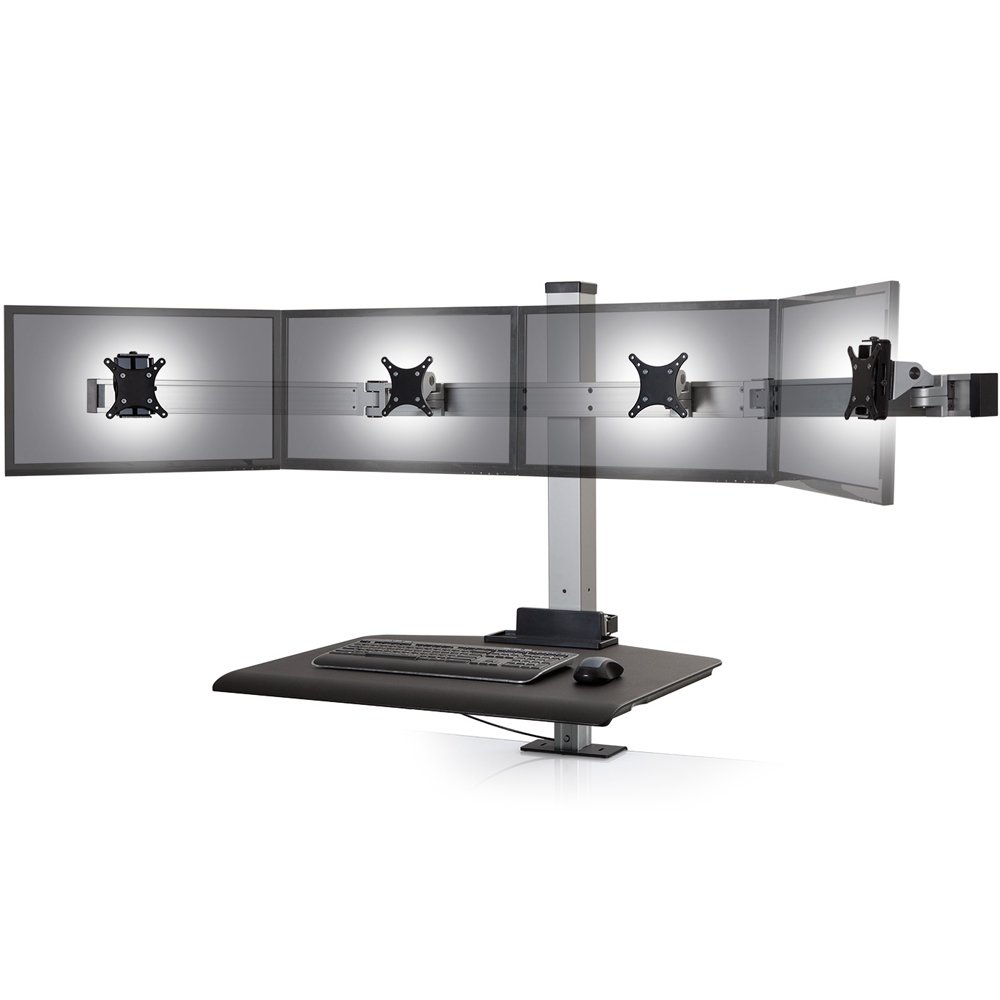 Quad-Monitor Computer