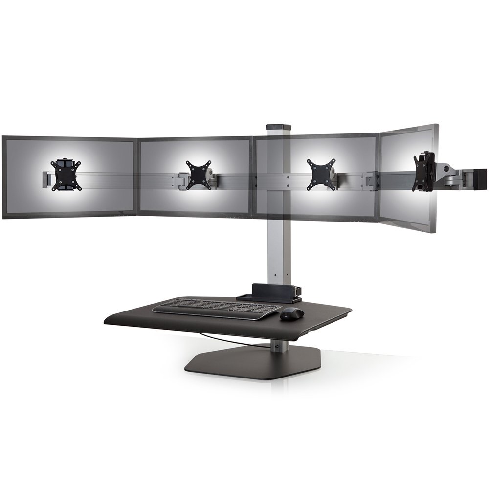 Innovative Winston Quad Monitor Sit-Stand Workstation