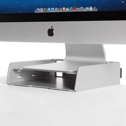 Comes with secure location to incorporate the iMac stand