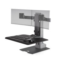 Innovative Winston-E Electric Dual Monitor Sit-Stand Workstation