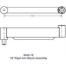 Innovative 8445 Rigid 18" or 12" Extension Arm