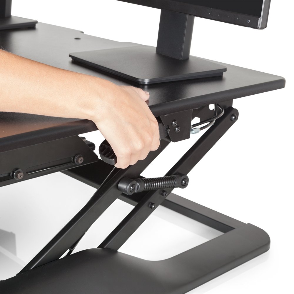 Single handle design for easy transitions from sitting to standing.