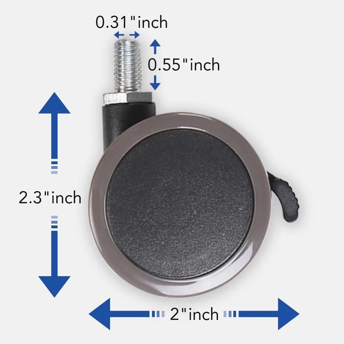 Flexispot W1 Standing Desk Stable and Mobile Casters