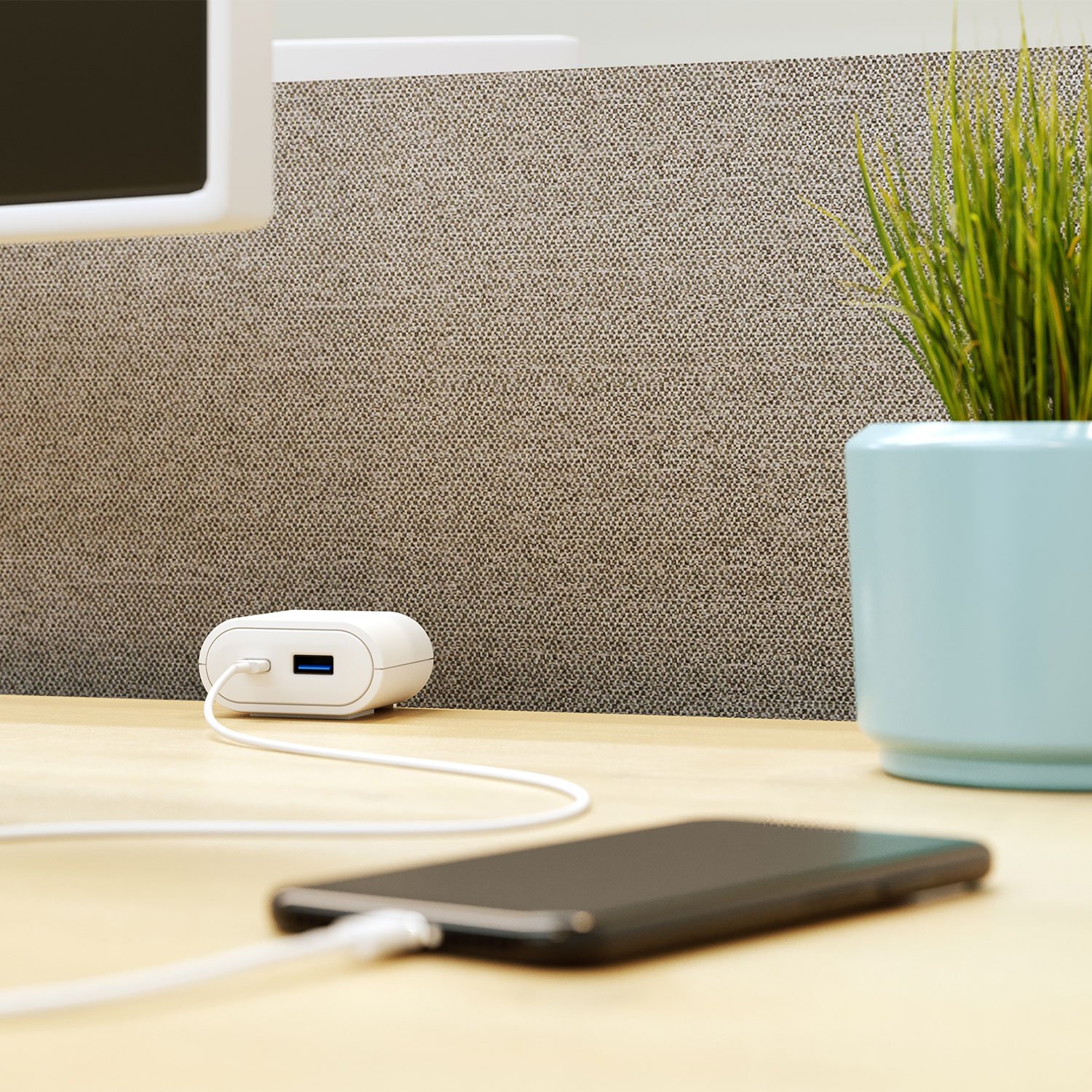 HAT Design Works PWR-AC Reya Low Profile USB Hub