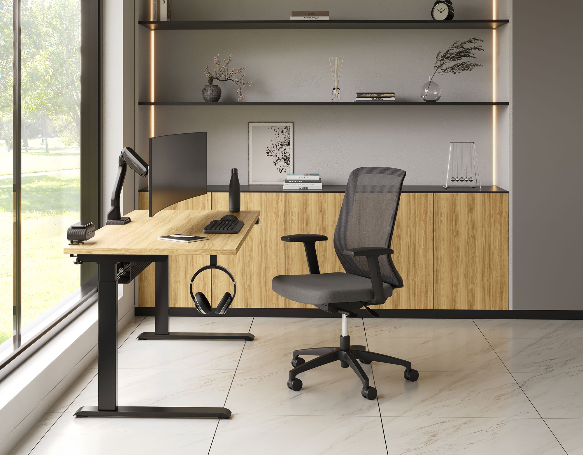 HAT DW E5-D1 Single Dynamic Monitor Arm