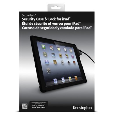 Kensington K67751AM SecureBack Security Case and Lock for iPad 4th, 3rd and iPad 2