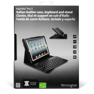 Kensington K39675US KeyFolio Pro 2 Removable Keyboard, Case & Stand for iPad