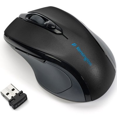 Kensington K72405US Pro Fit Mid Size Wireless Mouse with Nano USB Receiver