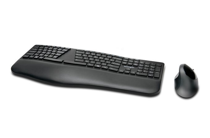 Kensington K75406US Pro Fit Ergo Wireless Keyboard and Mouse