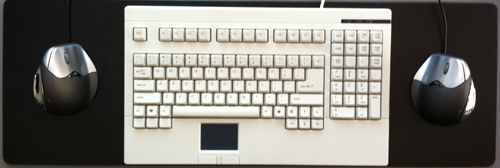 ErgoBrand Large 30" Keyboard Tray ED30KB with 2 Mousing Area Platform