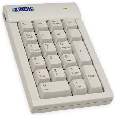 Kinesis AC210USB-bge Low Force Numeric Keypad for PC Beige