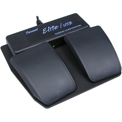 Kinesis FS20AJ Savant Elite Dual Action Foot Switch, Input Jack