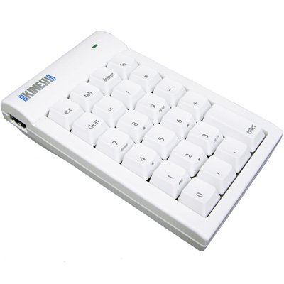 Kinesis AC210MUSB-wht Low-Force Numeric Keypad for Mac