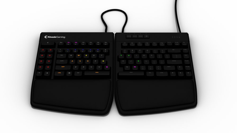 Kinesis KB975 Freestyle Edge RGB Split Mechanical Gaming Keyboard