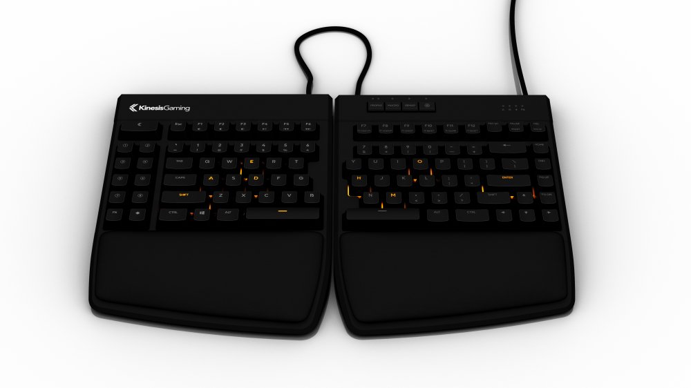 Kinesis KB975 Freestyle Edge RGB Split Mechanical Gaming Keyboard